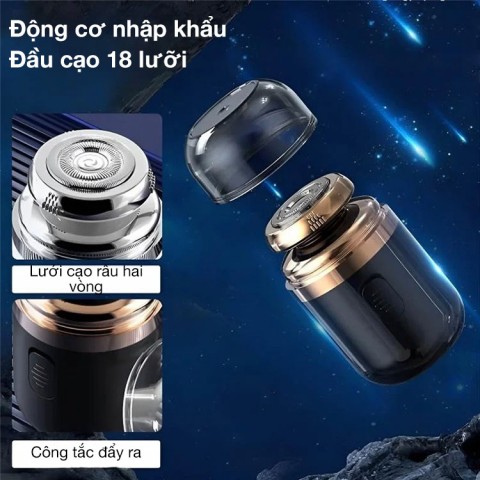 Máy cạo râu điện mini 2 trong 1