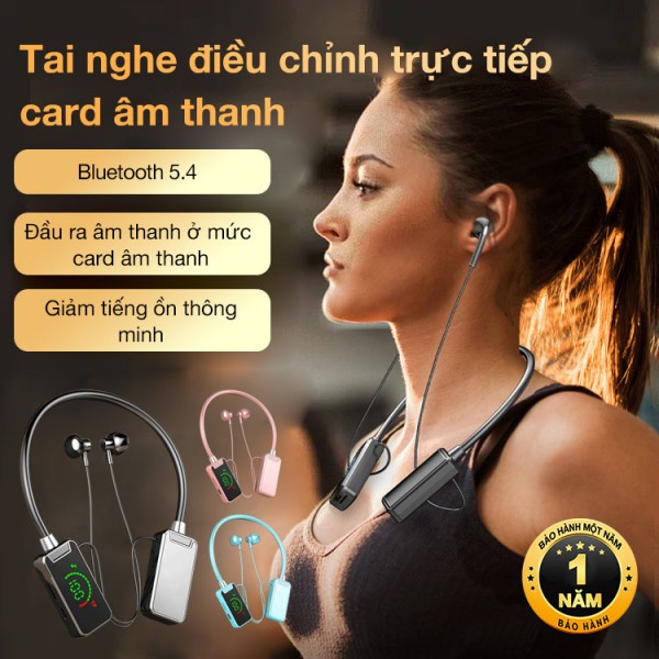 Card âm thanh không dây phát sóng trực tiếp và tai nghe chỉnh sửa âm thanh