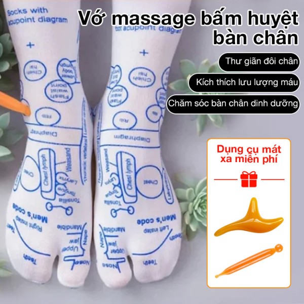 Vớ massage bấm huyệt bấm huyệt bàn chân..