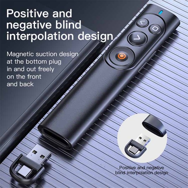 Multifunctional remote control laser PPT page turning pen