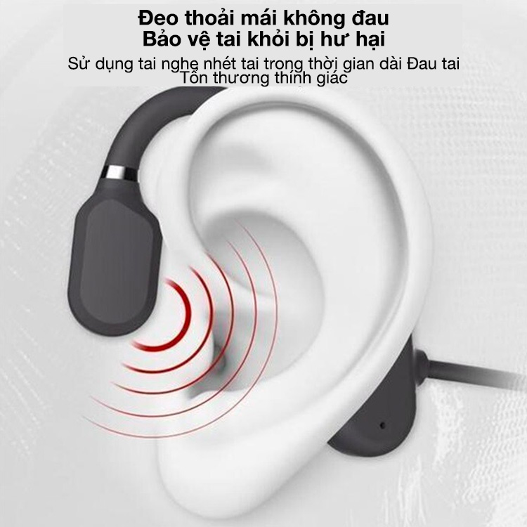 Khuyến mãi mùa hè - Tai nghe Bluetooth dẫn xương - Chất lượng âm thanh HIFI. Có sẵn cho các cuộc gọi. Bảo vệ màng nhĩ khỏi bị hư hại