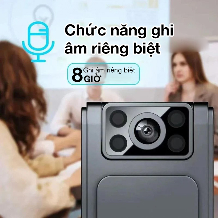 Bảo hành 1 năm - Camera Wifi Mini Từ Tính Và Kẹp Mới Nâng Cấp Năm 2024 - Ghi lại mọi lúc, mọi nơi - Hoàn hảo để ghi hình thể thao, quay video tại nhà, quay trò chơi điện tử, quay video an ninh và giao thông, v.v.