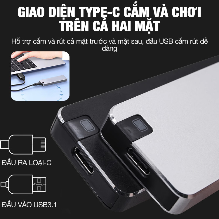 Giảm giá giữa năm-Bảo hành một năm-Mới nâng cấp SSD di động-Cắm và chạy, Lên tới 16TB, Tốc độ chiếu sáng	